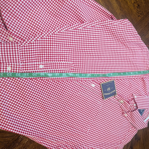 Classic Red Gingham Men's Shirt - Picture 7 of 7